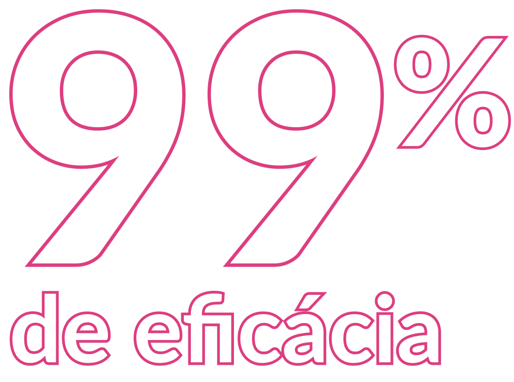 99% de eficácia